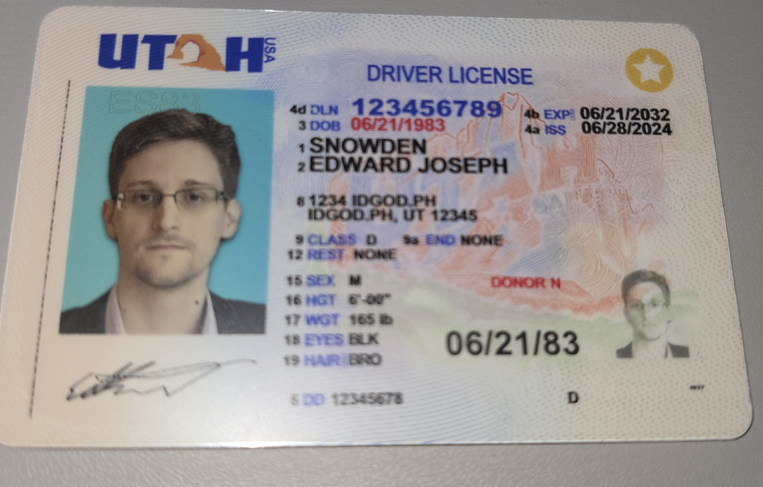 Premium-Grade Fake Utah ID Identical DMV Polycarbonate 