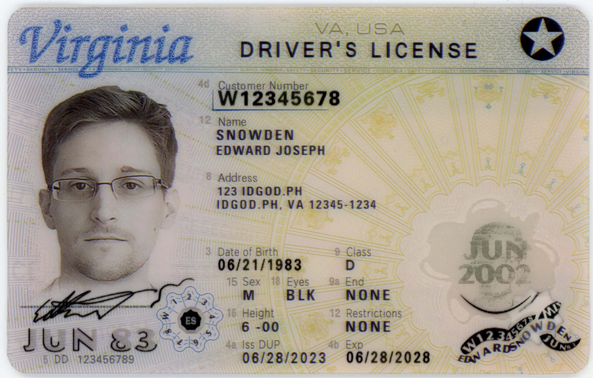 Virginia Fake ID